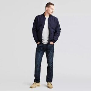 Levi Strauss & Co. 513 Slim Straight Quincy Dark Wash Men's Jeans W 32